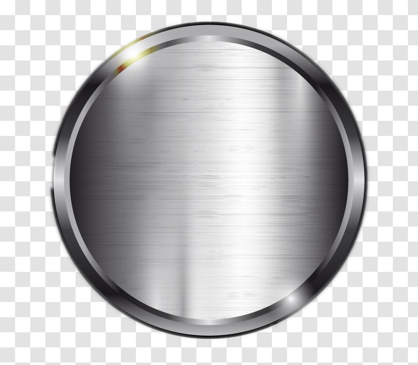Metal Silver Computer File - Material - Circular Transparent PNG