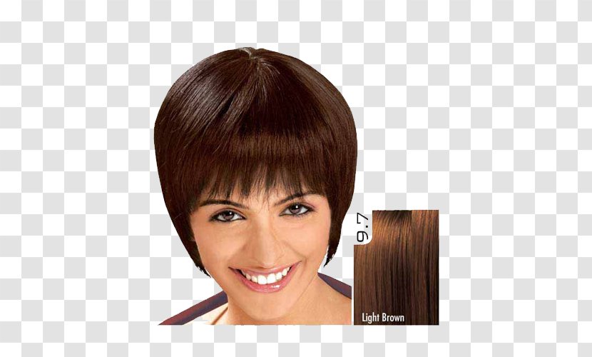 Hair Coloring Brown Henna - Bob Cut Transparent PNG