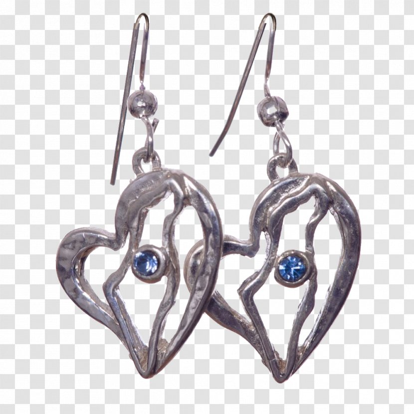 Earring Pendant Silver Jewellery G.R. Hand Transparent PNG