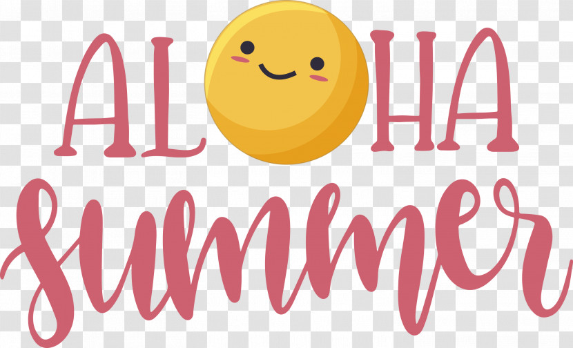 Aloha Summer Emoji Summer Transparent PNG