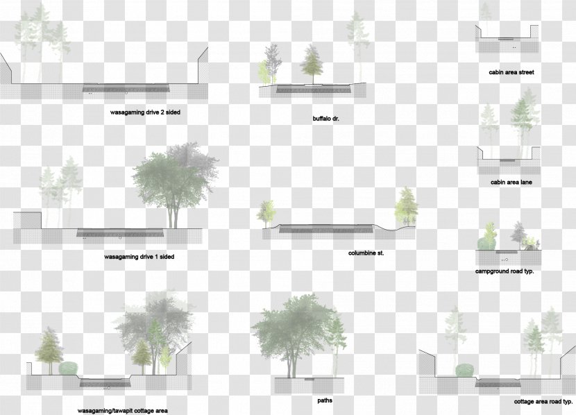 Tree Brand Line Pattern - Floors Streets And Pavement Transparent PNG