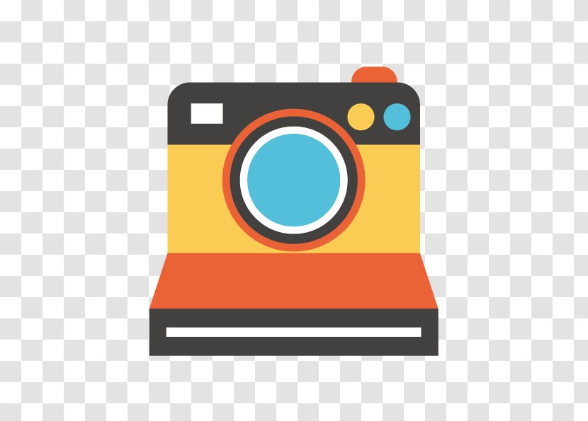 Photographic Film Camera - Instant - Vector Painted Print Transparent PNG