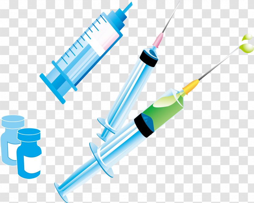 Injection Syringe Vial - Syringes And Vials Transparent PNG