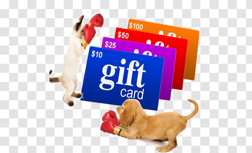 Gift Card Credit Christmas Discounts And Allowances - Dog Like Mammal - Golden Transparent PNG