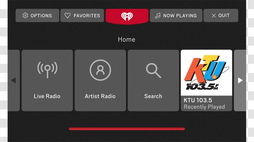 IHeartRADIO Buick MyLink GMC Home Screen - Opening Transparent PNG