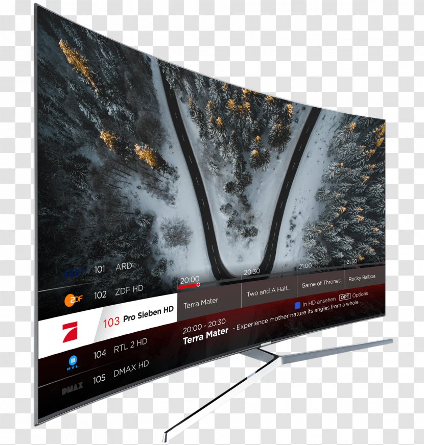 High-definition Television Display Device Audi ProSieben - Multimedia - Wirecard Transparent PNG