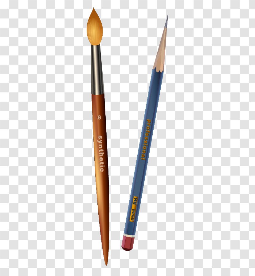 Pencil Ballpoint Pen Ink Brush - Ball Transparent PNG