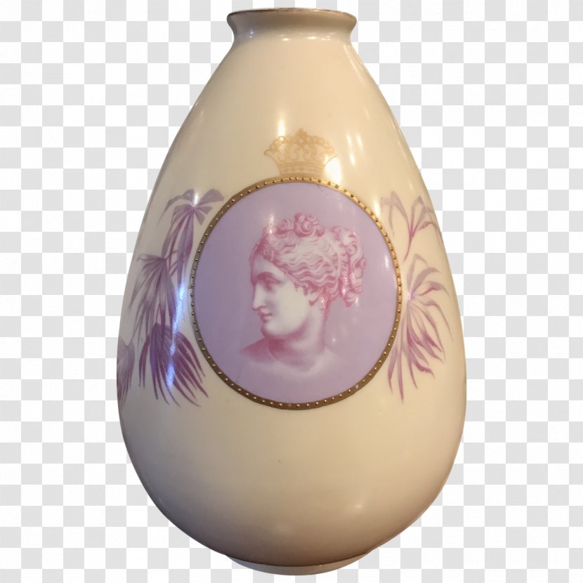 Vase French Porcelain Ceramic Ornament - Meander Transparent PNG