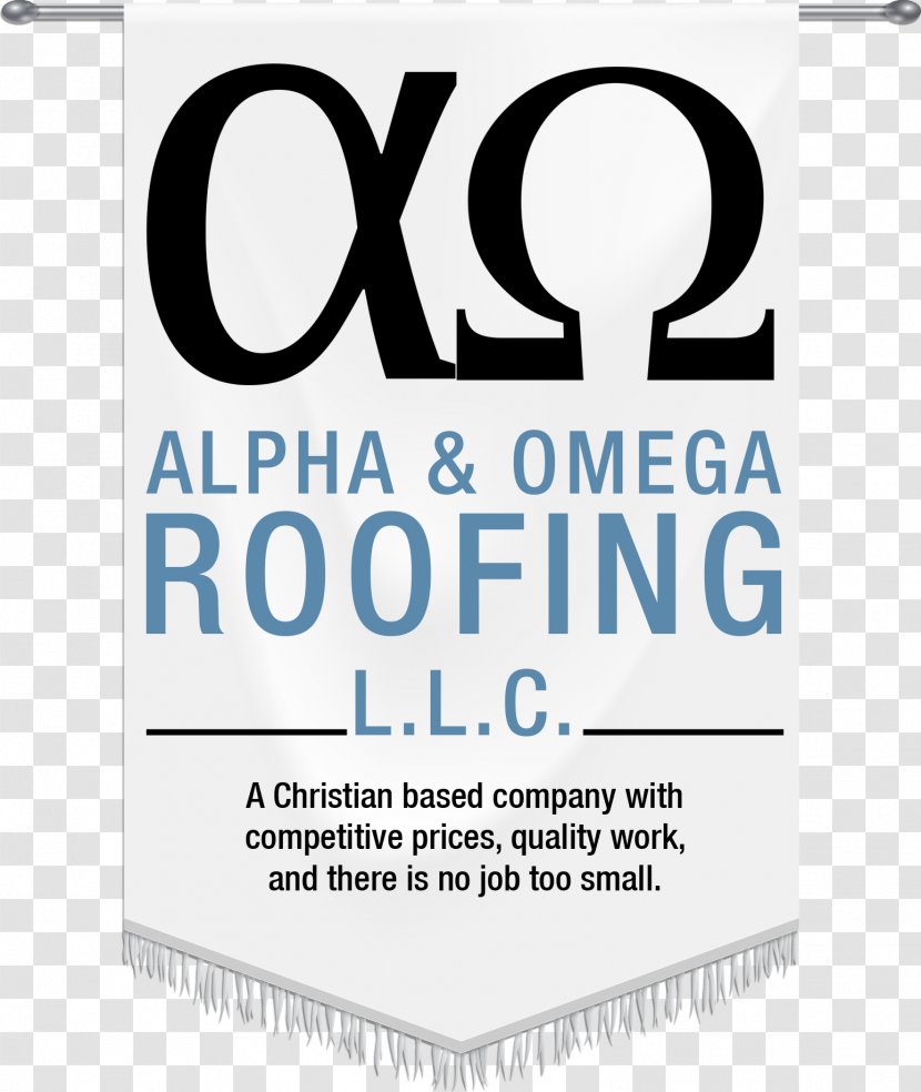 Alpha & Omega Roofing Urban Plains Drive South Logo Brand Font - North Dakota - Communication Transparent PNG