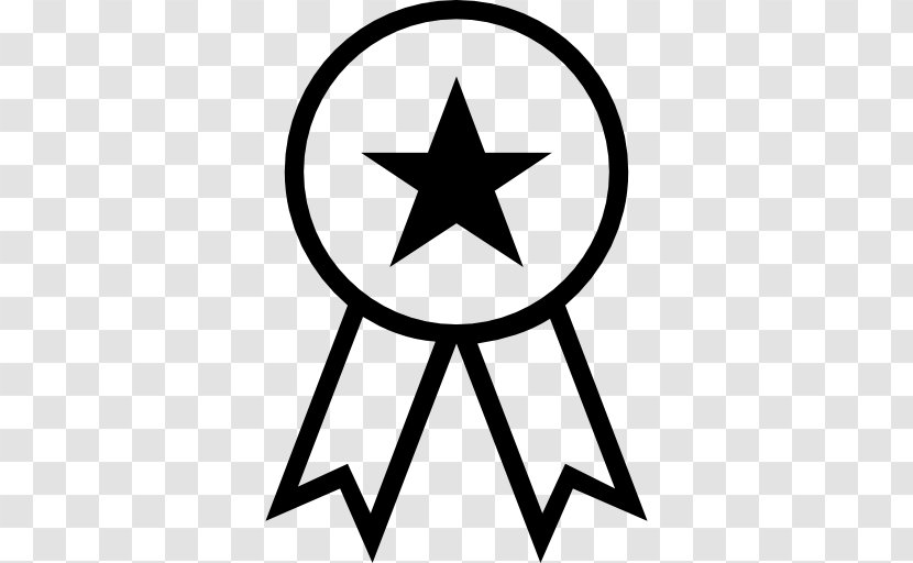 Prize Badge Symbol - Monochrome - Jane Stroke The Stars Transparent PNG