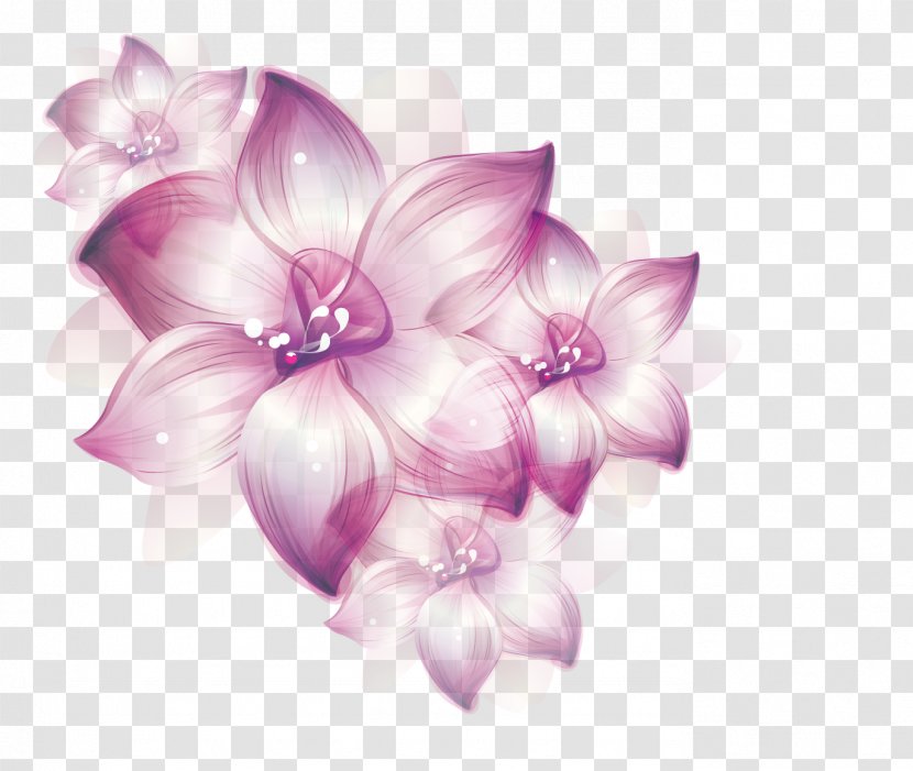 Floral Design Flower Purple - Arranging - Dream Flowers Transparent PNG