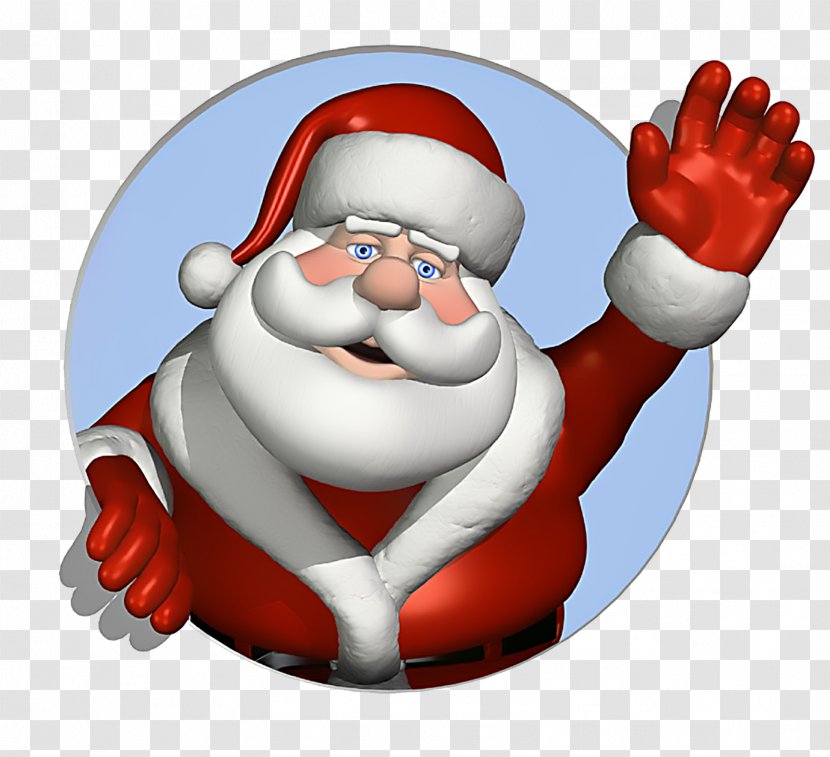 Santa Claus Christmas Tree Clip Art - Thumb - Transparent Image Transparent PNG