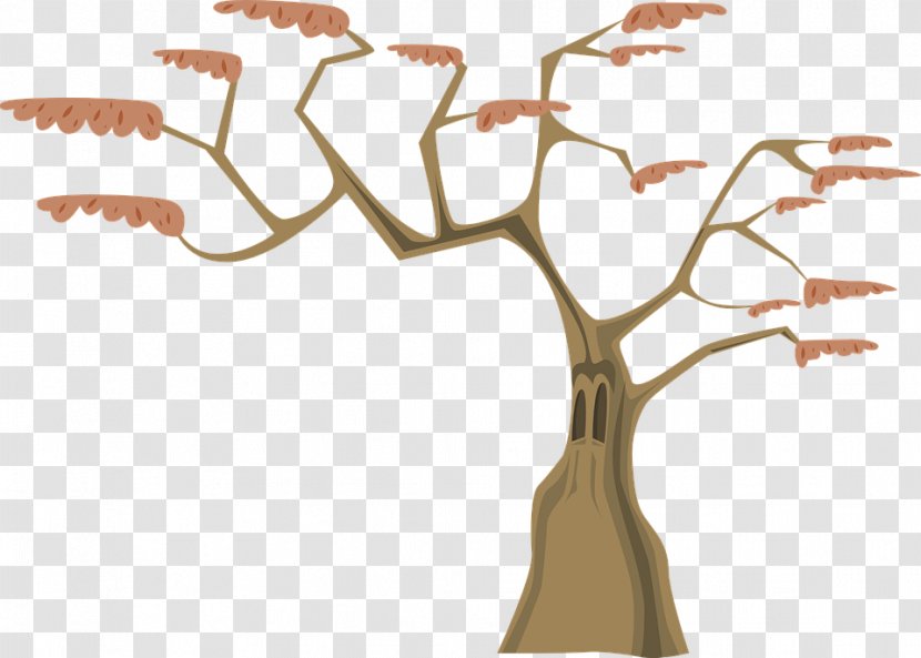 Tree Trunk Branch Clip Art - Watercolor Transparent PNG
