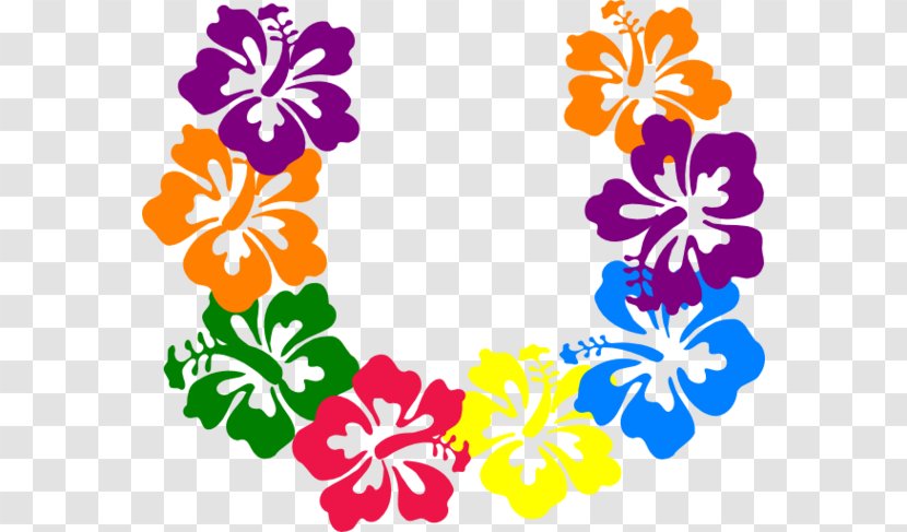 Clip Art Borders And Frames Hawaiian Hibiscus Yellow Image - Flower Stencils Transparent PNG