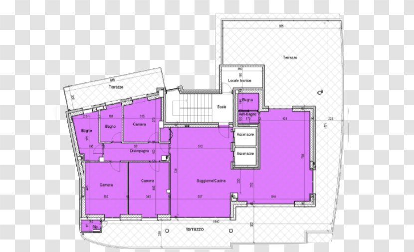 Floor Plan Land Lot - Design Transparent PNG