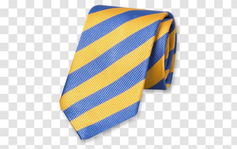 Necktie Yellow Blue Silk Shirt - And Stripes Transparent PNG