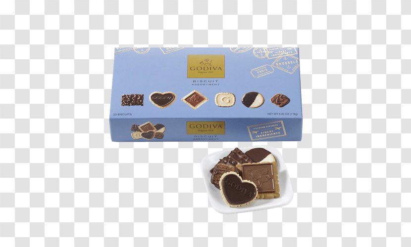 Praline Chocolate Truffle Godiva Chocolatier Biscuit - Bonbon Transparent PNG