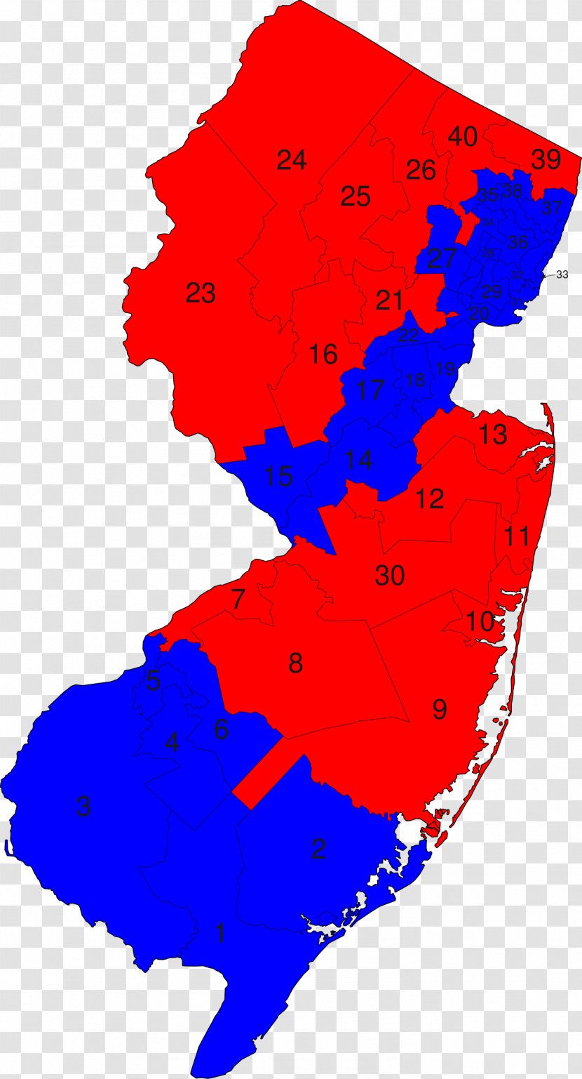 Atlantic County, New Jersey Map School District Senate - Area Transparent PNG