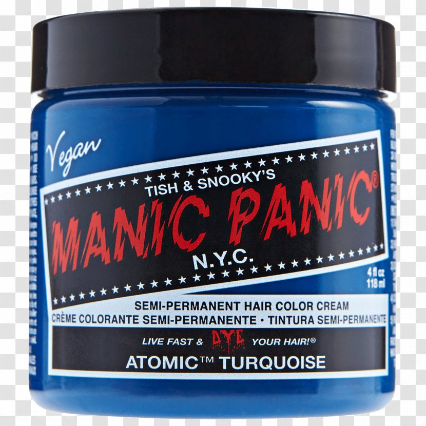 Hair Coloring Manic Panic Human Color Blue Transparent PNG
