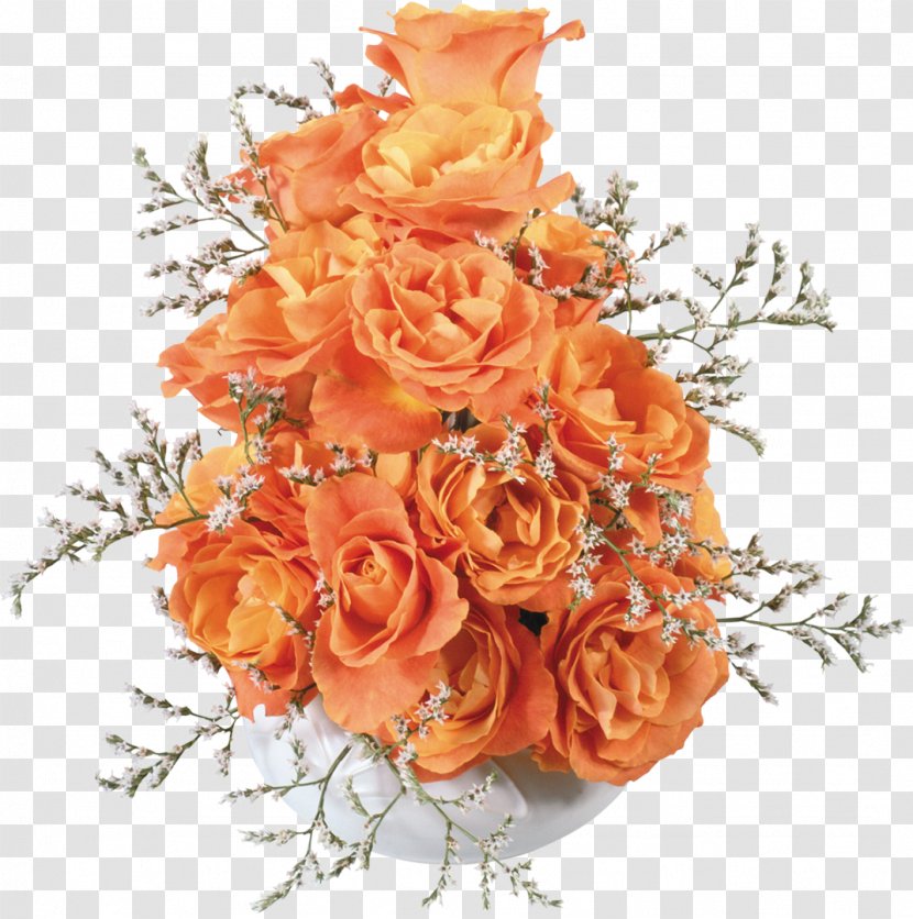 Flower Bouquet Rose Desktop Wallpaper - Orange Transparent PNG