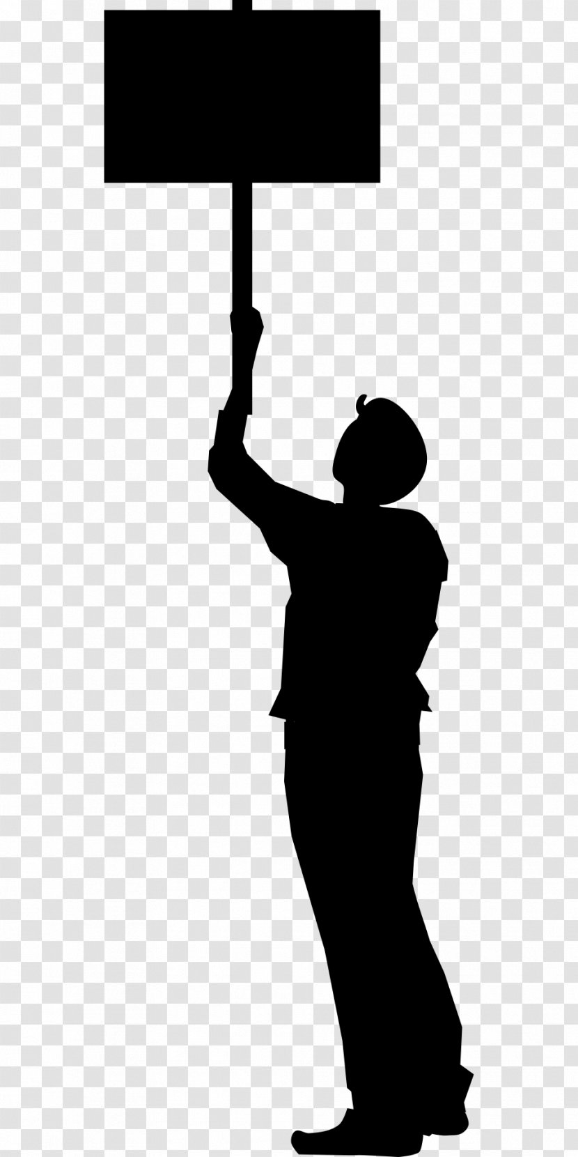 Demonstration Silhouette - Protest - Signing Transparent PNG