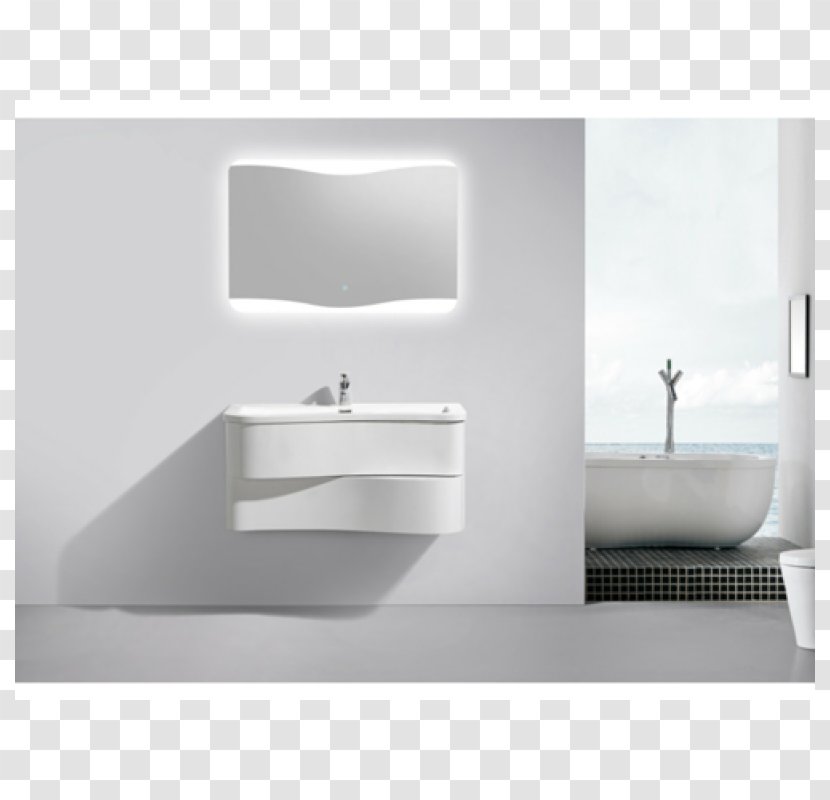 Bathroom Cabinet Cabinetry Bidet Sink - Rectangle - Light Efficiency Runner Transparent PNG