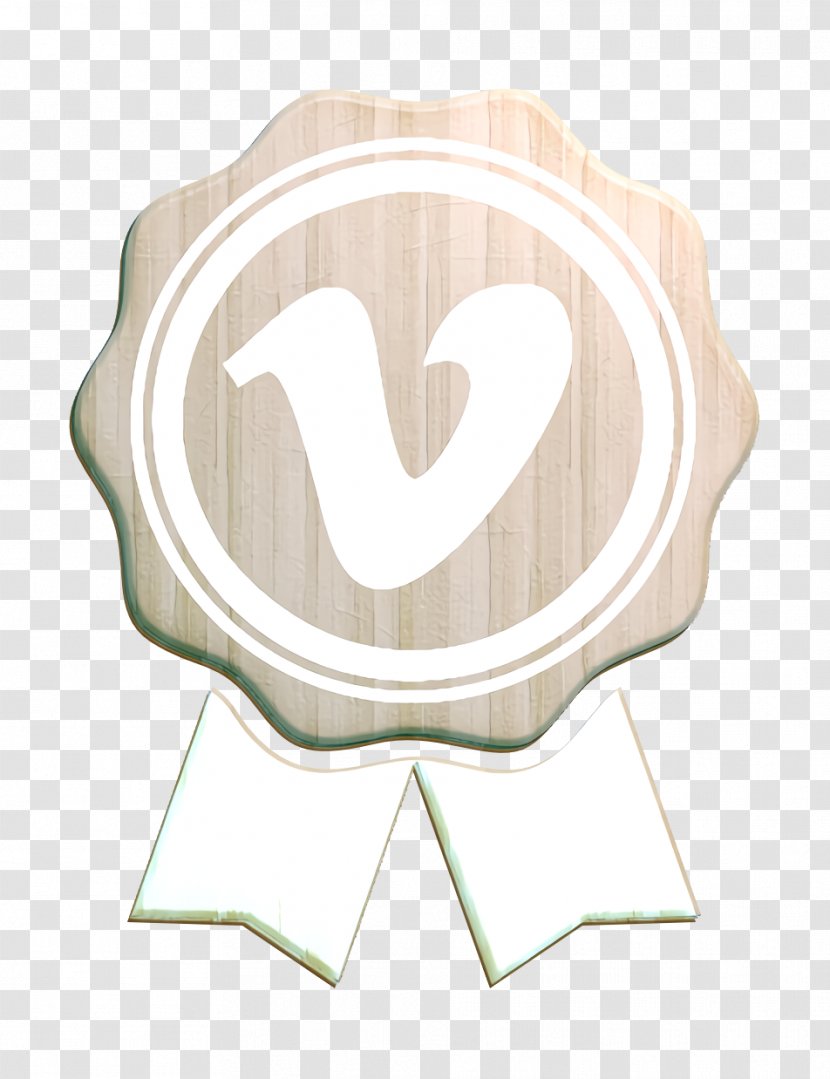 Vimeo Icon - Heart - Beige Transparent PNG