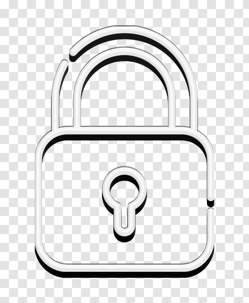 Lock Icon Law And Justice Icon Transparent PNG