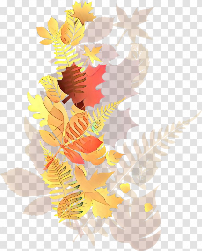 Yellow Leaf Plant Clip Art Flower Transparent PNG