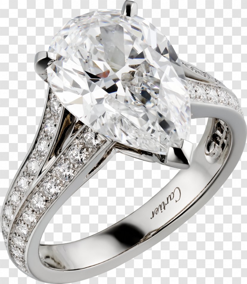 Wedding Ring Body Jewellery Diamond - Platinum Transparent PNG
