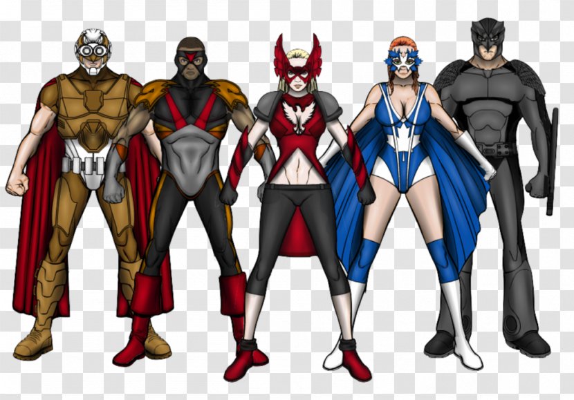 Superhero Muscle Outerwear Cartoon - Team - Bandicoot Outline Transparent PNG
