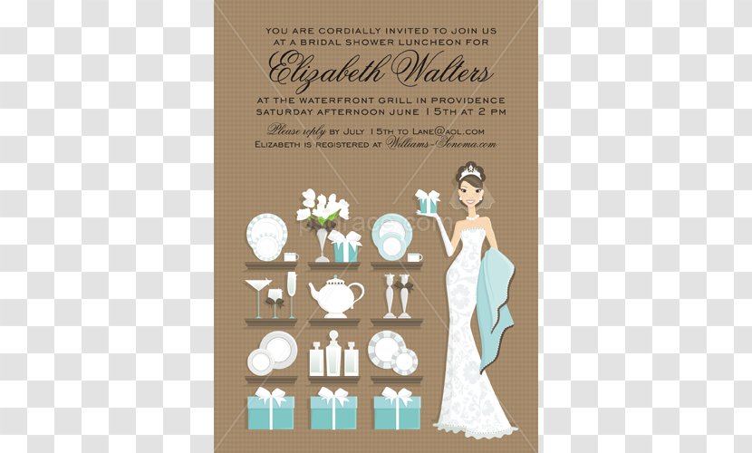 Wedding Invitation Bridal Shower Bride Bachelorette Party - Flower Transparent PNG