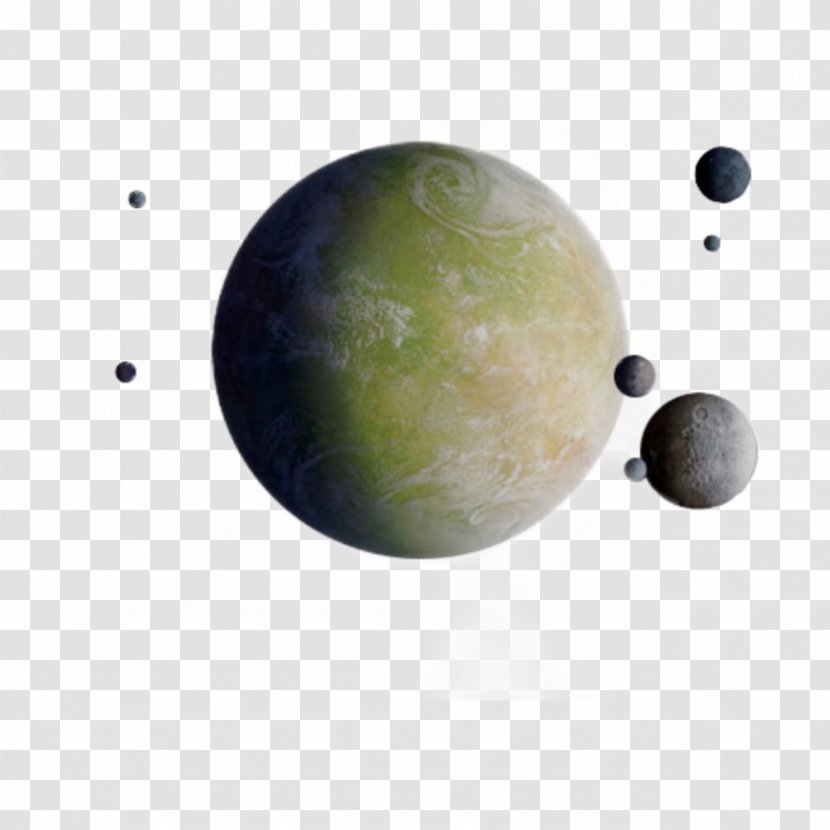 Planets And Satellites Science Fiction Natural Satellite - Planet Transparent PNG