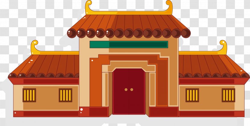 China Chinese Architecture Illustration - Roof - Prince Palace Transparent PNG