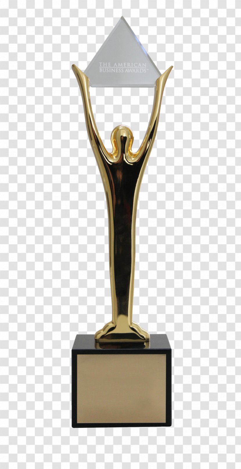 Stevie Awards Trophy Gold Expert - Engineering Transparent PNG