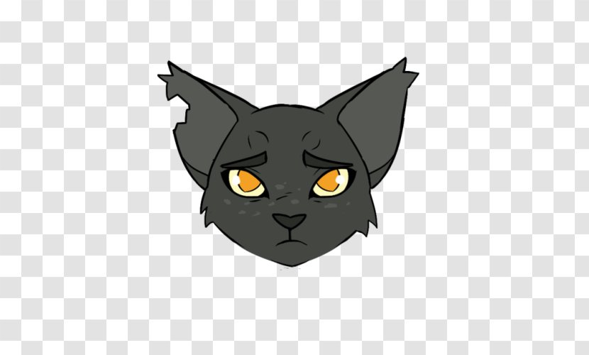 Whiskers Cat Snout Clip Art - Black Transparent PNG
