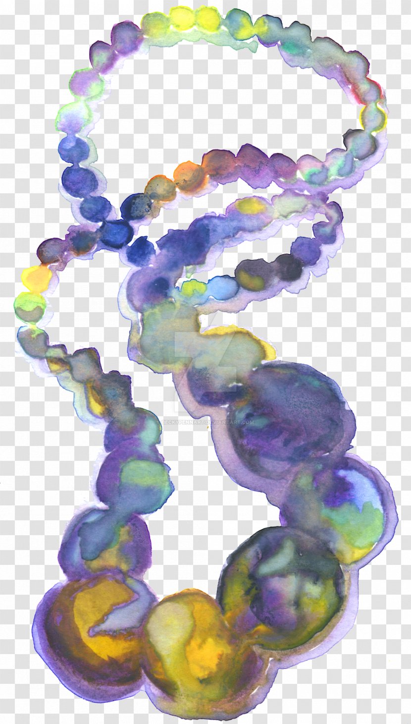 Amethyst Bead Necklace Body Jewellery Transparent PNG