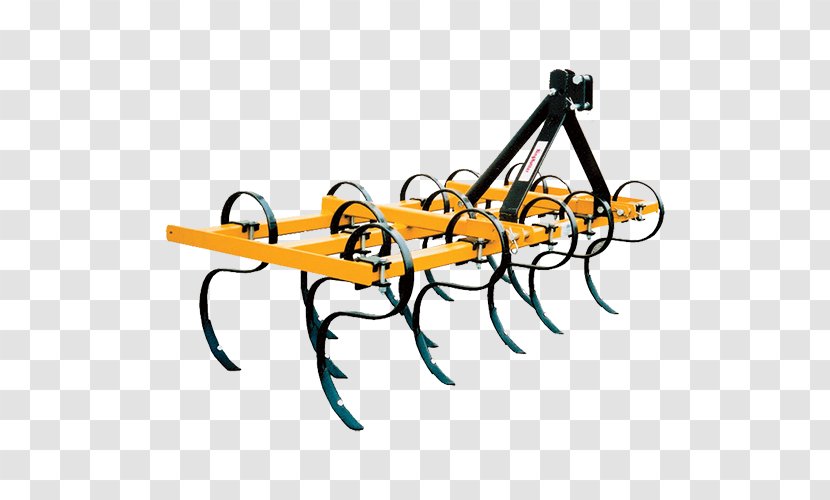 Cultivator Disc Harrow Tractor Agricultural Machinery - Yellow Transparent PNG