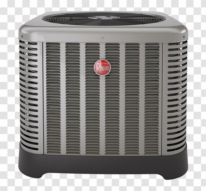 Rheem Air Conditioning Condenser Seasonal Energy Efficiency Ratio Heat Pump - Furnace - Ton Of Refrigeration Transparent PNG