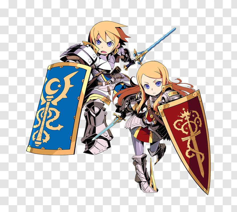 Etrian Mystery Dungeon Odyssey Nintendo 3DS Paladin Atlus - Heart Transparent PNG