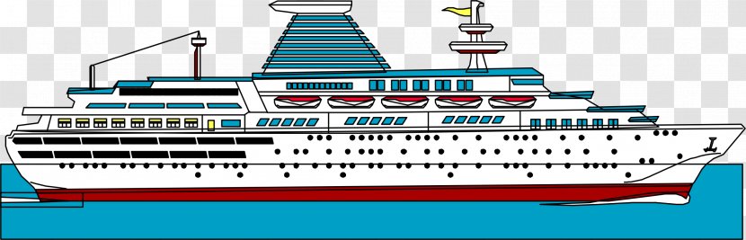 Ocean Liner Cruise Ship Clip Art - Motor - Ships And Yacht Transparent PNG