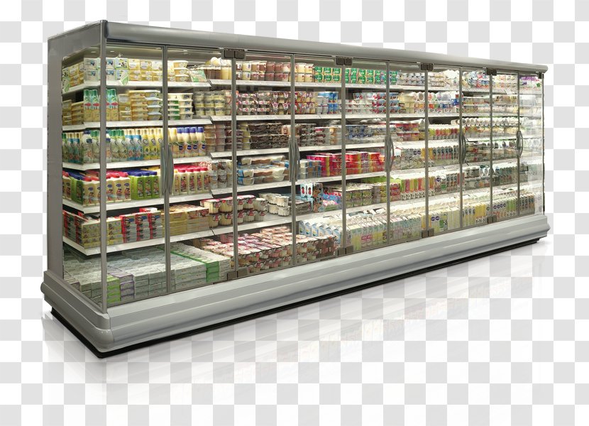 Display Case Inventory Frozen Food Supermarket - Retail - Hinged Transparent PNG