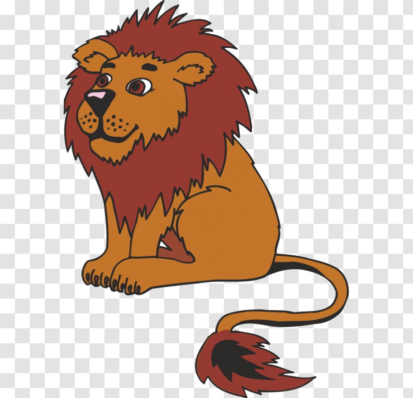 Lion English Vocabulary Animal Clip Art - Wildlife Transparent PNG