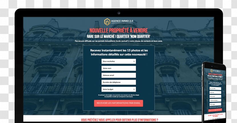 Landing Page Real Property Advertising Brand - Buyer - American Beauty Transparent PNG