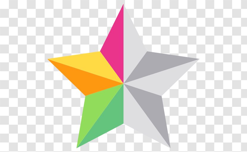 Five-pointed Star Pentagram - Angle Transparent PNG