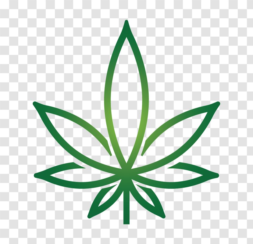 Cannabis Leaf Background - Industry - Flower Symbol Transparent PNG