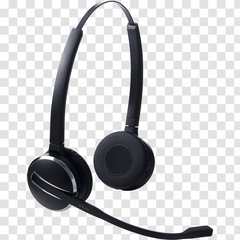 Xbox 360 Wireless Headset Headphones Jabra - Digital Enhanced Cordless Telecommunications Transparent PNG
