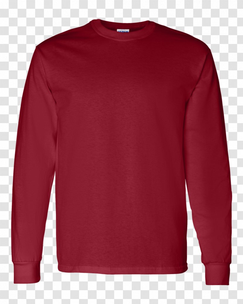 Long-sleeved T-shirt Hoodie Gildan Activewear - COTTON Transparent PNG