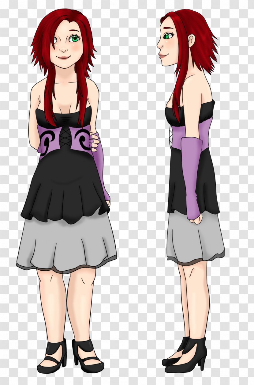 Character Sheet Player Cosplay Black Hair - Heart - Caustic Transparent PNG