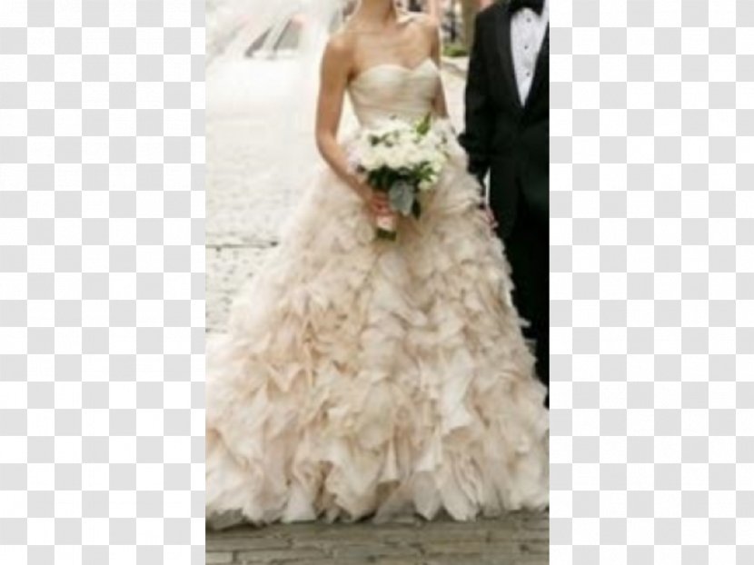 Wedding Dress Gown Bride - Blush Floral Transparent PNG